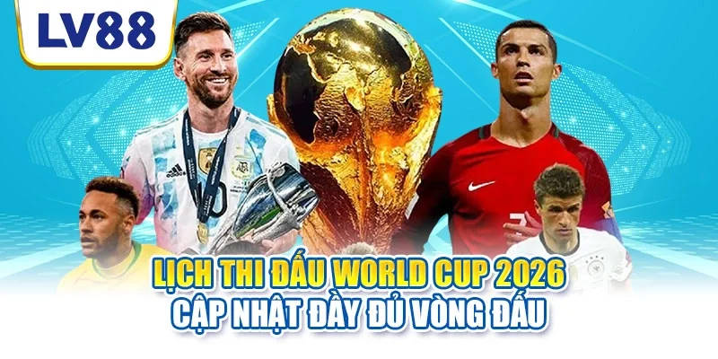 Lịch thi đấu World Cup 2026 cập nhật đầy đủ vòng đấu